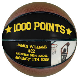 1000 Career Points Scorer Milestone Player Team Basketbal