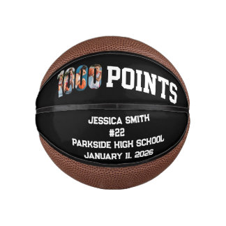 1000 Career Points Scorer Photo Player Team Basketbal