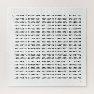 1000 Eerste cijfers Pi-nummer Wiskundig symbool Legpuzzel