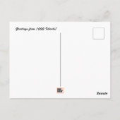 1000 Eilanden Briefkaart (Achterkant)