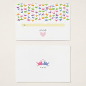 1000 Hanging Origami Mariage de grues en papier (Devant & derrière)