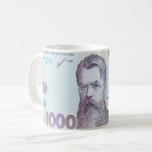 1000 hryvnia - biljet koffiemok
