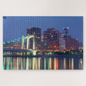 1000 pièces Minneapolis Skyline Jigsaw Puzzles (Horizontal)