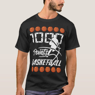 1000 punten Basketball Scorer High School Basketba T-shirt