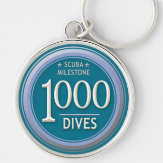1000 schijven sleutelhanger