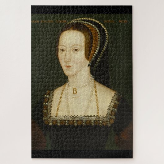 1000-stuk Anne Boleyn Portrait Jigzaag Puzzle Legpuzzel (Verticaal)