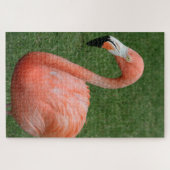 1000 stuk Roze Flamingo Legpuzzel (Horizontaal)