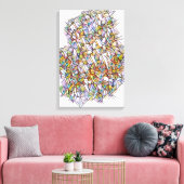 1000 stuks kleur canvas afdruk (Insitu (Woonkamer))