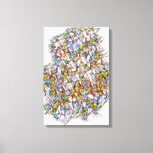 1000 stuks kleur canvas afdruk (Voorkant)
