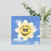 1000e Verjaardagsfeest Zomerzon Kaart (Staand voorkant)