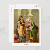 1001 Arabische nachts: Ganem Briefkaart (Voorkant / Achterkant)