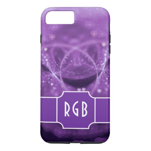 1001 Harten met monogram Case-Mate iPhone Case (Achterkant)