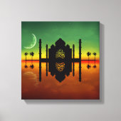 1001 Oriental Night Reflection Canvas Afdruk (Voorkant)