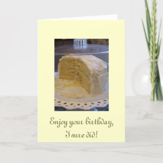 100_1742, geniet van uw verjaardag, zekere I! Kaart