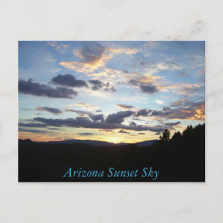 100_5037, Arizona Sunset Sky Briefkaart