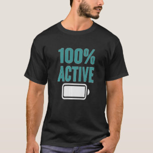 100 Actieve Motivatie prijsopgave voor mannen en v T-shirt