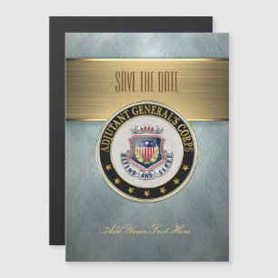 [100] AG Corps Regimental Insignia [3D] Magnetische Uitnodiging