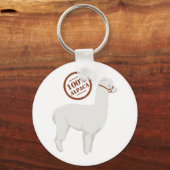 100% Alpaca Sleutelhanger (Voorkant)