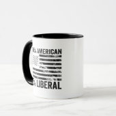 100% Amerikaanse 0% Liberale Republikeinse Amerika Mok (Voorkant links)