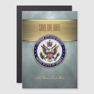 [100] Amerikaanse Defensieattaché System (DAS) Emb Magnetische Uitnodiging