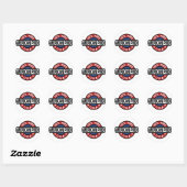 100% Amerikaanse pride stickers (Vel)