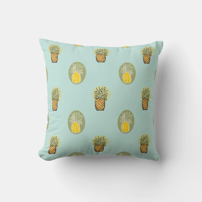 100% ananas kussen (Voorkant)