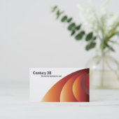 100 anneaux rouille courtier Carte de visite hypot (Debout devant)