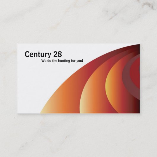 100 anneaux rouille courtier Carte de visite hypot (Devant)