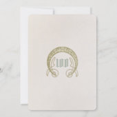 100 Anniversaire Invitation Belle Epoché Vintage M (Dos)