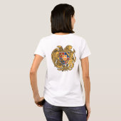 100 ans le T-shirt de base de femmes arméniennes (Dos entier)