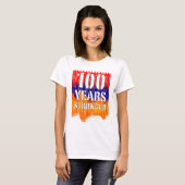 100 ans le T-shirt de base de femmes arméniennes (Devant entier)