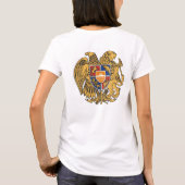 100 ans le T-shirt de base de femmes arméniennes (Dos)