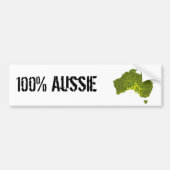 100% Aussie Bumpersticker (Voorkant)