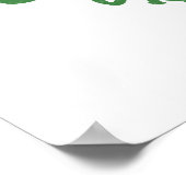 100% authentieke grootmoeder poster (Hoek)