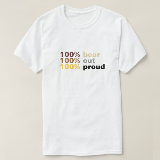 100% Beer T-shirt (Design voorkant)