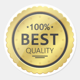 100% Beste Kwaliteit Ronde Sticker