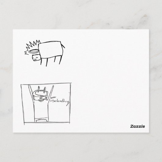 100% biologisch briefkaart (Achterkant)