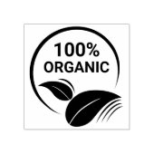 100% biologisch, milieuvriendelijk rubberstempel (Afrduk)