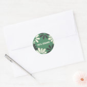 100% biologisch ronde sticker (Envelop)