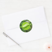 100% biologisch ronde sticker (Envelop)