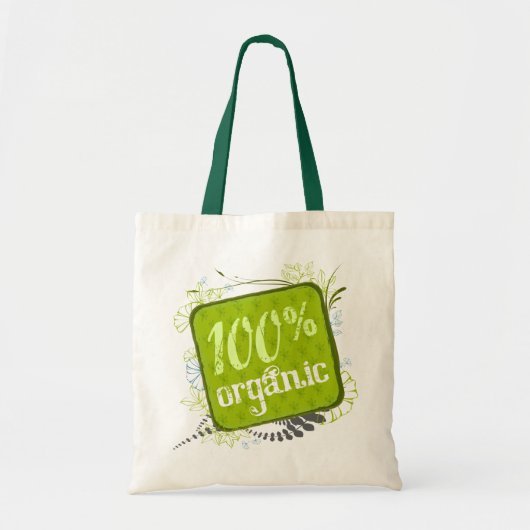 100% Biologische Canvas Grocery Canvas tas (Voorkant)