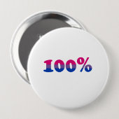 100 % biseksueel ronde button 4,0 cm (Voorkant /achterkant)