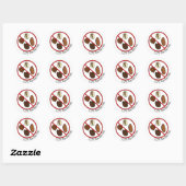 100% boomnoot gratis ronde sticker (Vel)
