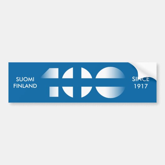 100 BUMPERSTICKER (Voorkant)
