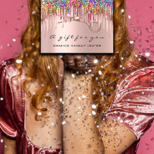 100 Cadeaucertificaat Hairdresser Holografen Regel Visitekaartje