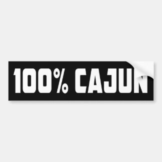 100% Cajun Bumpersticker
