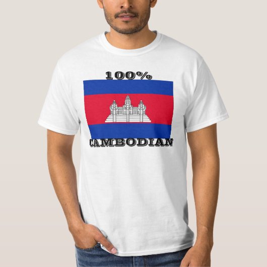 100% CAMBODAN SHIRT (Voorkant)