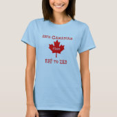 100% Canadien de Eh! à Zed - T-Shirt (Devant)