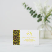 100 Carte de visite d'impression Jaune (Debout devant)