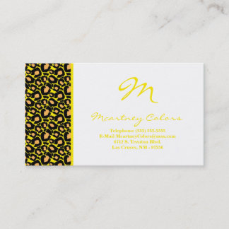 100 Carte de visite d'impression Jaune